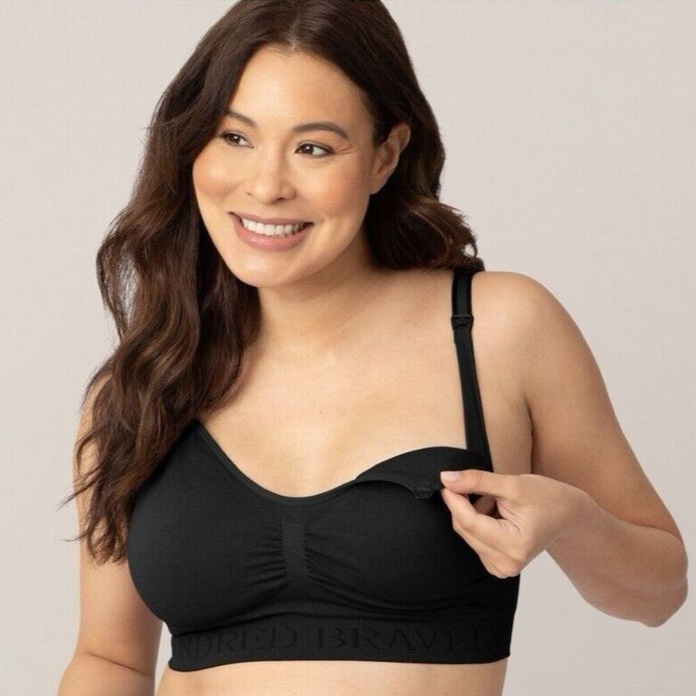 Kindred Bravely XL Black Dual-Purpose For Pumping & Breastfeeding Bra